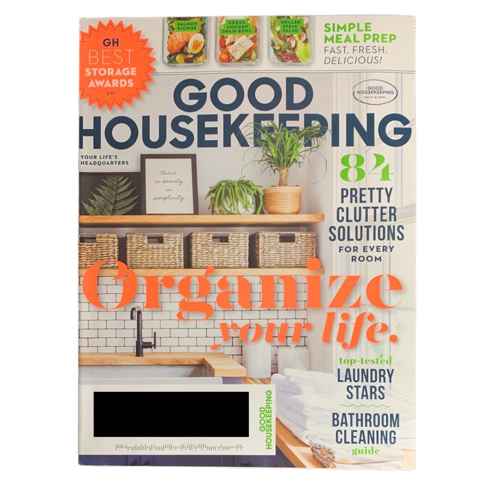 Good Housekeeping Magazine March 2021 Organize Your Life Best Storage Awards